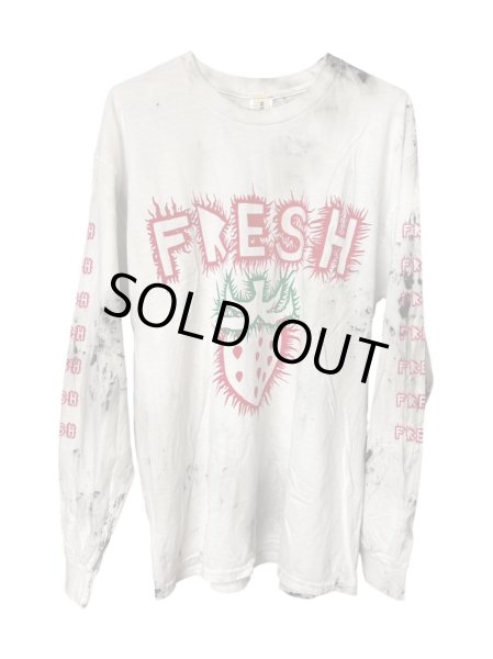 画像1: WESTFALL CYBER FRESH T-SHIRT LS DIRTY WHITE (1)