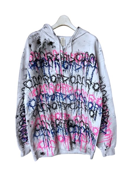 画像1: WESTFALL OFF ROAD ZIP HOODIE LS DIRTY WHITE (1)