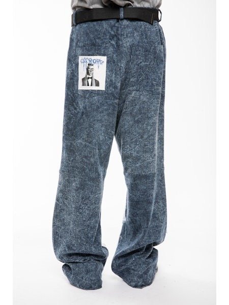 画像8: WESTFALL PATCH DENIM PANT ACID WASH BLUE (8)
