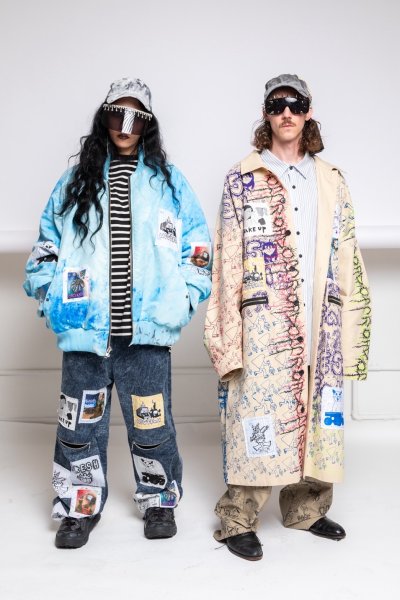 画像11: WESTFALL PATCH DENIM PANT ACID WASH BLUE (11)