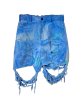 画像1: WESTFALL  DESTROYED DENIM SHORTS BLUE (1)