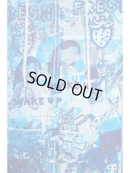 画像6: WESTFALL PATCHES ZIP HOODIE LS DIRTY BLUE (6)