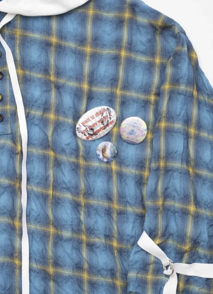 画像3: AMORPHIA TOKYO Epoch Pullover(Then Blue/There Yellow) (3)