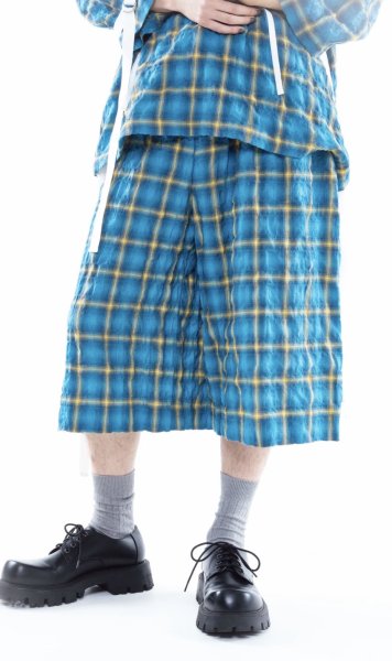 画像5: AMORPHIA TOKYO Epoch Cropped Pants(Then Blue/There Yellow) (5)