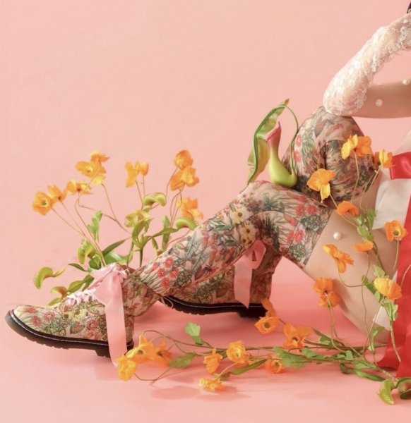 画像3: pays des fées　carnivor plant overknee socks (3)