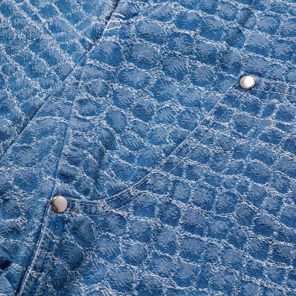 画像4: LIBRIO MENDONÇA DOUBLE KNEES HALF PANTS BLUE (4)