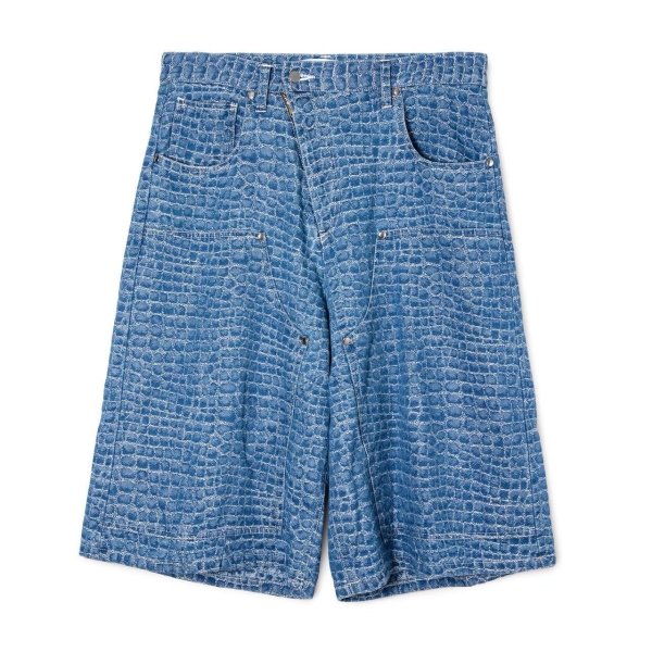 画像1: LIBRIO MENDONÇA DOUBLE KNEES HALF PANTS BLUE (1)