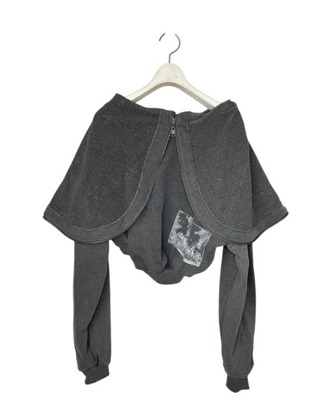 画像4: emary  Jesus Christ short zip hoodie (4)