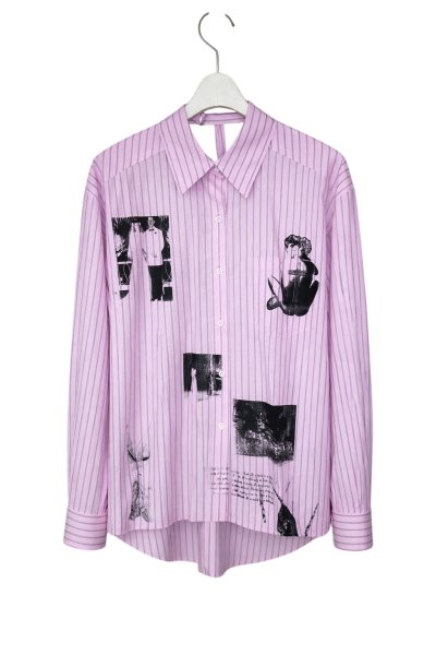 画像1: emary  Jesus Christ stripe shirt (1)