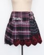 画像1: rurumu: 25AW belted pleats rolled mini skirt wine red (1)