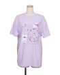 画像1: rurumu: "private collage" printed Tee　lavender　M (1)