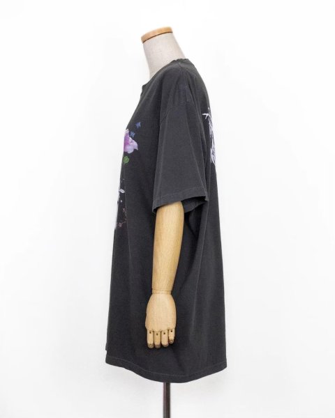 画像2: rurumu: "private collage" printed Tee　black　L (2)