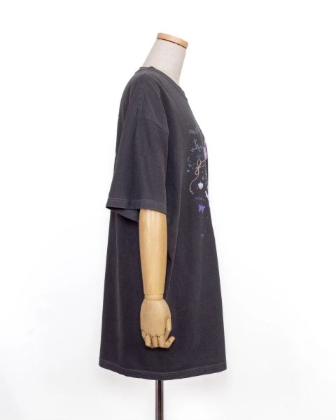 画像3: rurumu: "private collage" printed Tee　black　L (3)