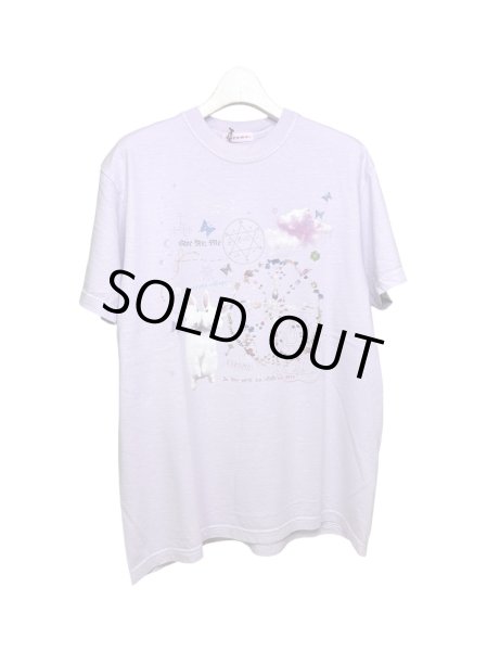 画像1: rurumu: "private collage" printed Tee　lavender　M (1)