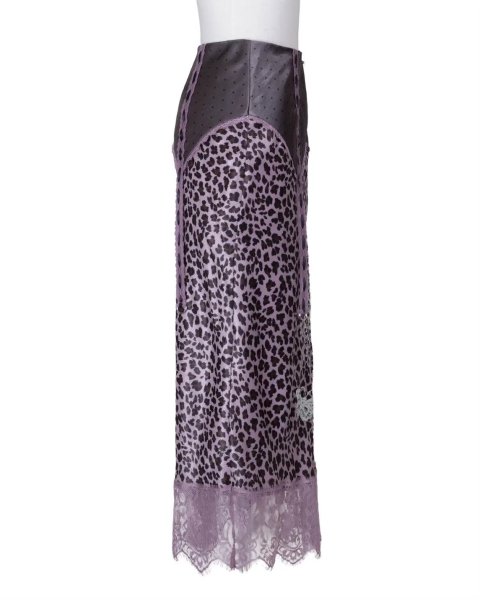 画像3: rurumu: 26SS corset line satin skirt  smoky pink (3)