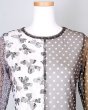 画像8: rurumu: 26SS collage sheer skin tops (M) gray (8)