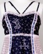 画像5: rurumu: 26SS collage satin camisole dress　navy (5)