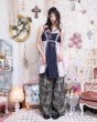 画像8: rurumu: 26SS collage satin camisole dress　navy (8)