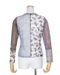 画像2: rurumu: 26SS collage sheer skin tops (M) gray (2)