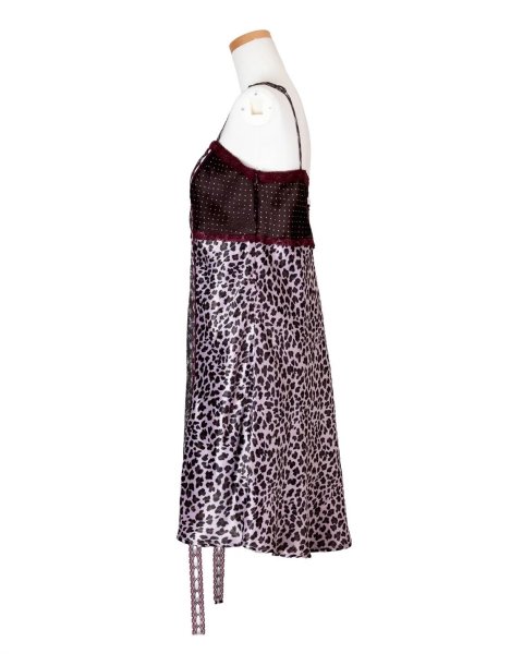 画像3: rurumu: 26SS collage satin camisole dress　brown (3)
