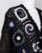 画像5: rurumu:26SS-KN01 collage granny cardigan black (5)