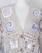 画像5: rurumu:26SS-KN01 collage granny cardigan ivory (5)