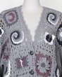 画像4: rurumu:26SS-KN01 collage granny cardigan gray (4)