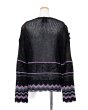 画像2: rurumu:26SS-KN01 collage granny cardigan black (2)