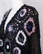 画像7: rurumu:26SS-KN01 collage granny cardigan black (7)