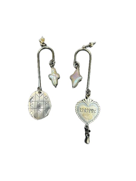 画像2: rurumu:  mix motif boys pierce full silver red (2)