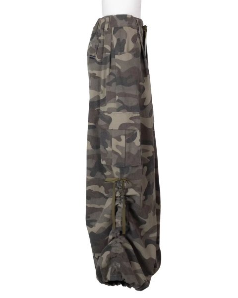 画像4: rurumu: drawstring rhinestone cargo pants  olive  M (4)