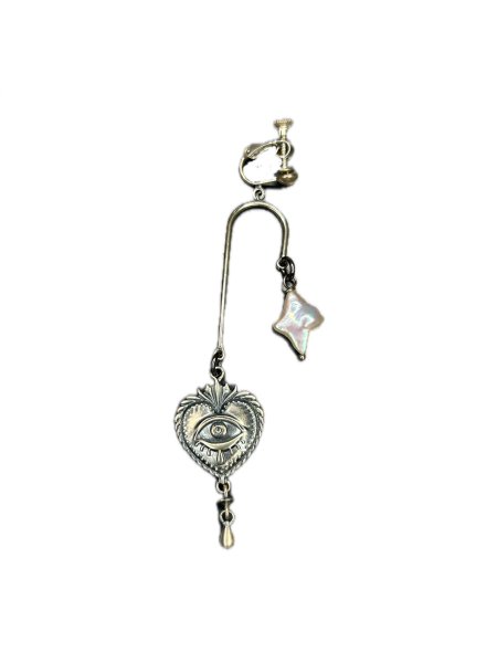 画像4: rurumu: mix motif boys earring full silver red (4)