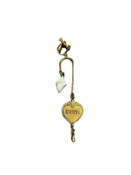 画像6: rurumu: mix motif boys earring brass gold blue (6)