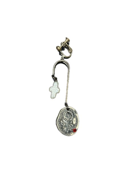 画像3: rurumu: mix motif boys earring full silver red (3)