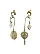 画像1: rurumu: mix motif boys earring brass gold red (1)