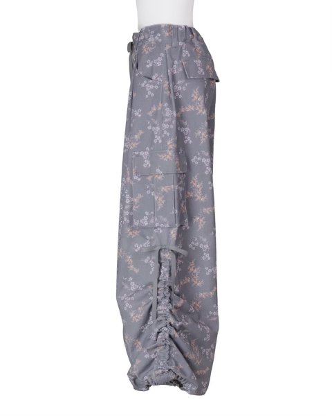 画像3: rurumu: drawstring rhinestone cargo pants gray (3)