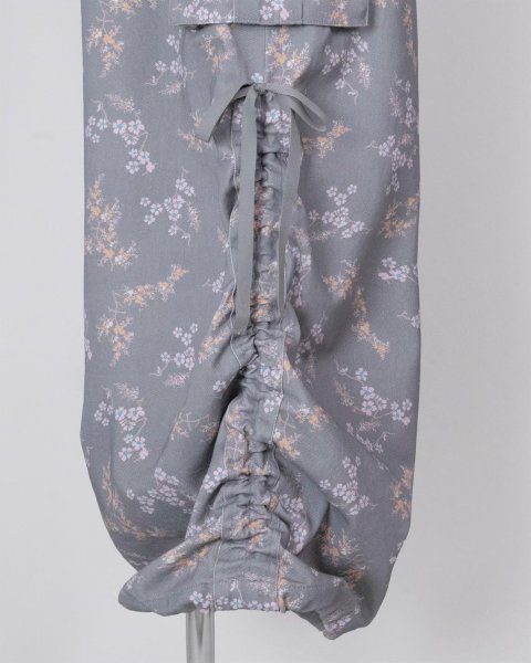 画像7: rurumu: drawstring rhinestone cargo pants gray (7)