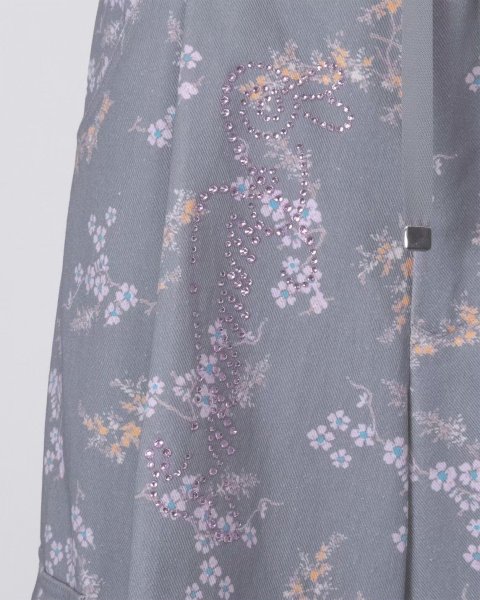 画像8: rurumu: drawstring rhinestone cargo pants gray (8)