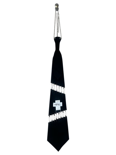 画像3: KIDILL 26AW CHAIN PUNK TIE BLACK (3)