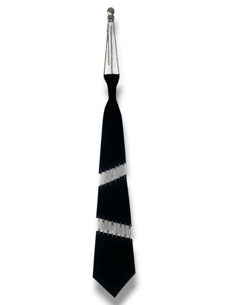 画像1: KIDILL 26AW CHAIN PUNK TIE BLACK (1)