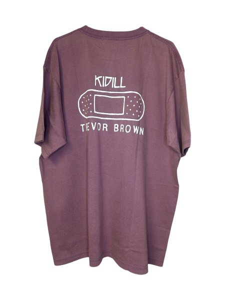 画像2: KIDILL 26AW THE FOOL T-SHIRT BIOWASHED ARTWORK BY TREVOR BROWN PURPLE (2)