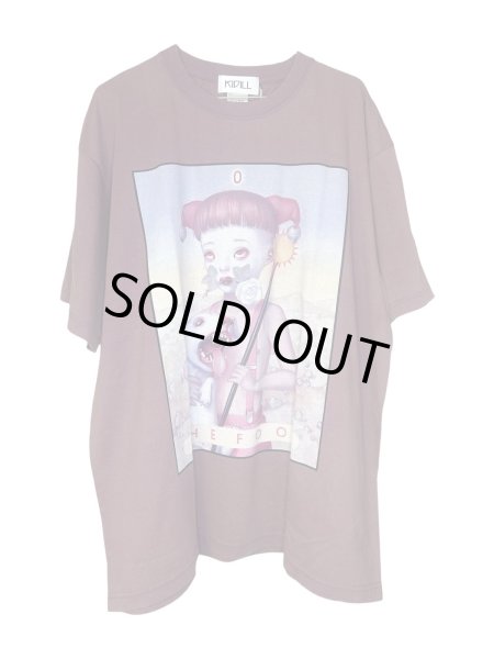 画像1: KIDILL 26AW THE FOOL T-SHIRT BIOWASHED ARTWORK BY TREVOR BROWN PURPLE (1)