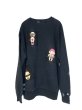画像2: KIDILL 26AW TEN OF SWORDS PULLOVER SWEAT BIOSTONE WASHED ARTWORK BY TREVOR BROWN BLACK (2)
