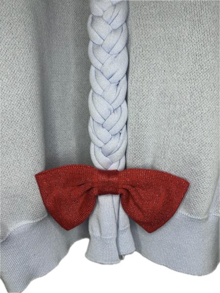 画像4: KIDILL 26AW ANARCHY BABY BRAID PULLOVER KNIT ASH BLUE (4)