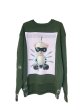 画像1: KIDILL 26AW TEN OF SWORDS PULLOVER SWEAT BIOSTONE WASHED ARTWORK BY TREVOR BROWN GREEN (1)