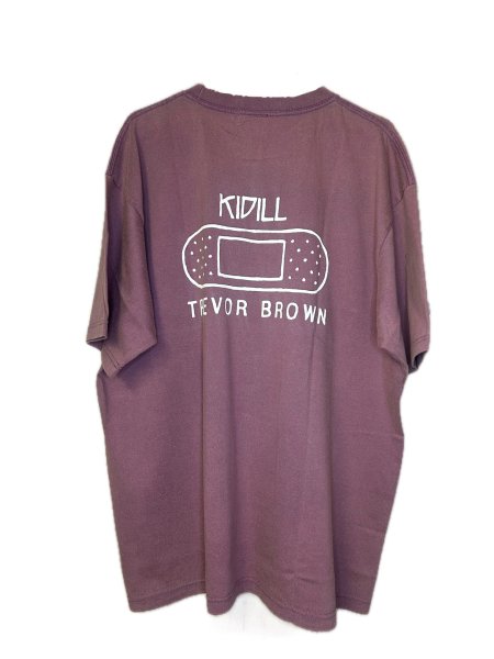 画像2: KIDILL 26AW KL1152 ECT T-SHIRT BIOWASHED ARTWORK BY TREVOR BROWN PURPLE (2)