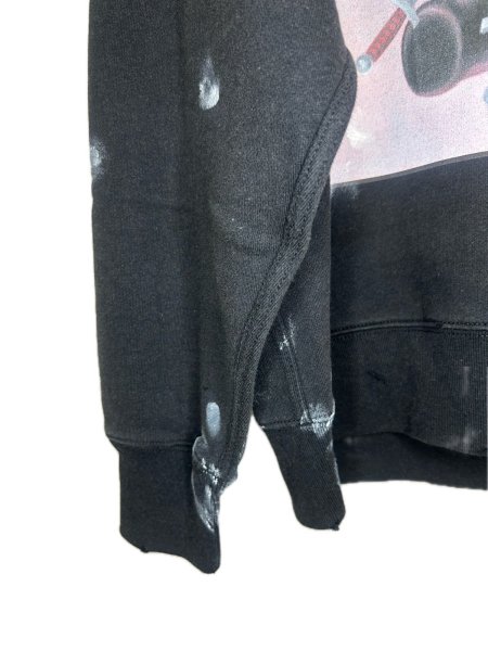 画像3: KIDILL 26AW TEN OF SWORDS PULLOVER SWEAT BIOSTONE WASHED ARTWORK BY TREVOR BROWN BLACK (3)