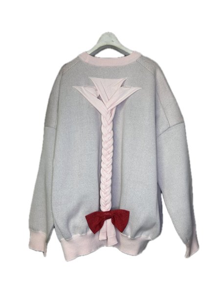 画像2: KIDILL 26AW MEDICAL BRAID PULLOVER KNIT BABY PINK (2)