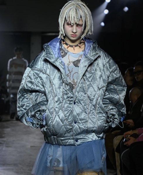 画像4: KIDILL 26AW BLACK CATS JACKET BLUE (4)