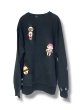 画像2: KIDILL 26AW TEN OF SWORDS PULLOVER SWEAT BIOSTONE WASHED ARTWORK BY TREVOR BROWN BLACK (2)